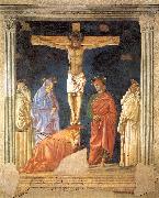 Andrea del Castagno Crucifixion and Saints